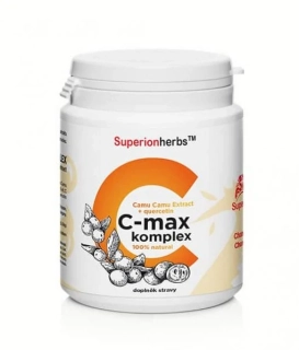 C-MAX komplex - kompletne prírodný vitamín C, 90 ks, Superionherbs