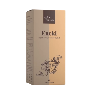Enoki - prírodné kapsuly, 90 ks, Serafin
