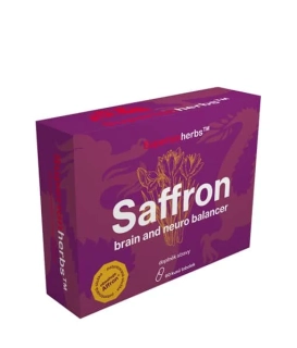 Saffron - šafrán, harmonizátor nervovej sústavy a mozgu, 60 ks, Superionherbs