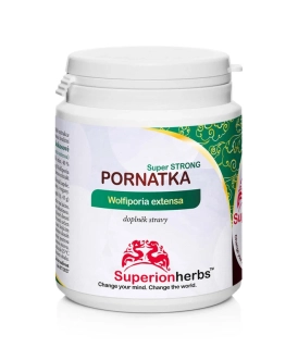 Pornatka kokosová – Wolfiporia extensa, extrakt, 90 ks, Superionherbs